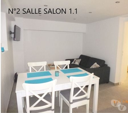 location saisonniere Pas-de-Calais Berck - 62600 - Photos Vivastreet Apt 2 chambres 3TV Wifi 15 mètres Plage animaux acceptés