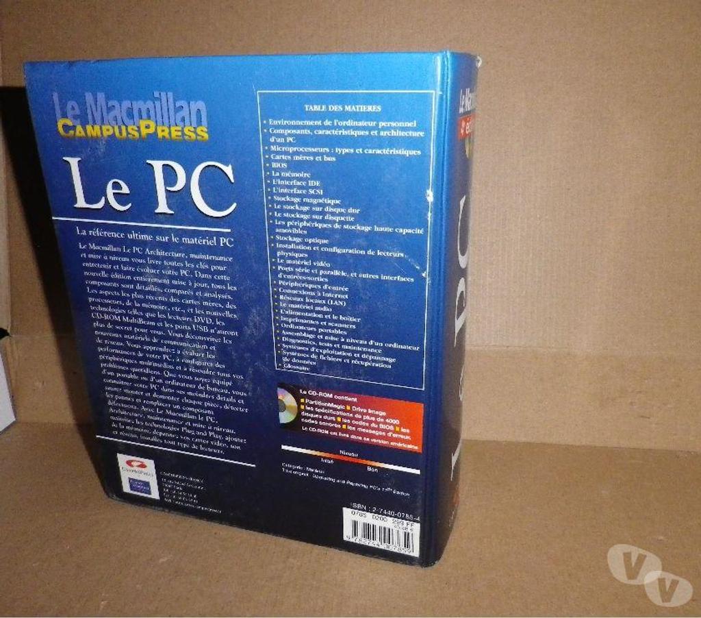 Livres occasion Yvelines Bois d'Arcy - 78390 - Photos Vivastreet Le PC Architecture, Maintenance et mise à niveau