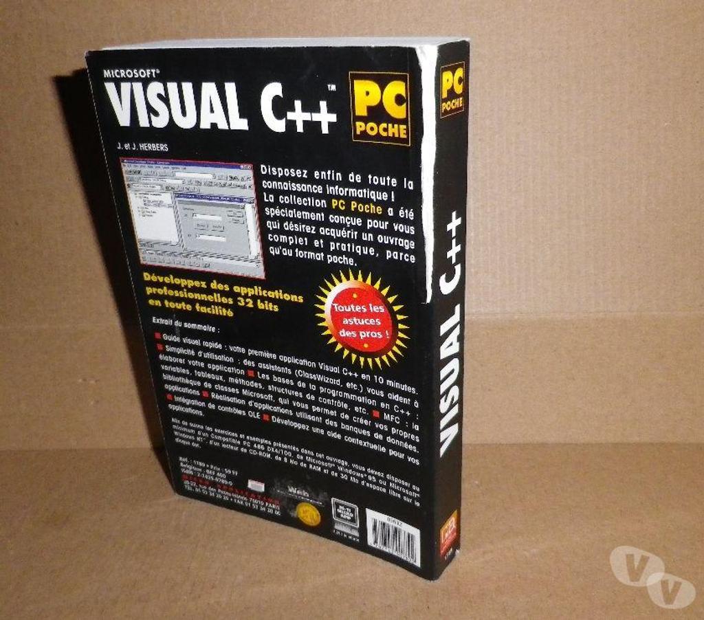 Livres occasion Yvelines Bois d'Arcy - 78390 - Photos Vivastreet Visual C++ 4