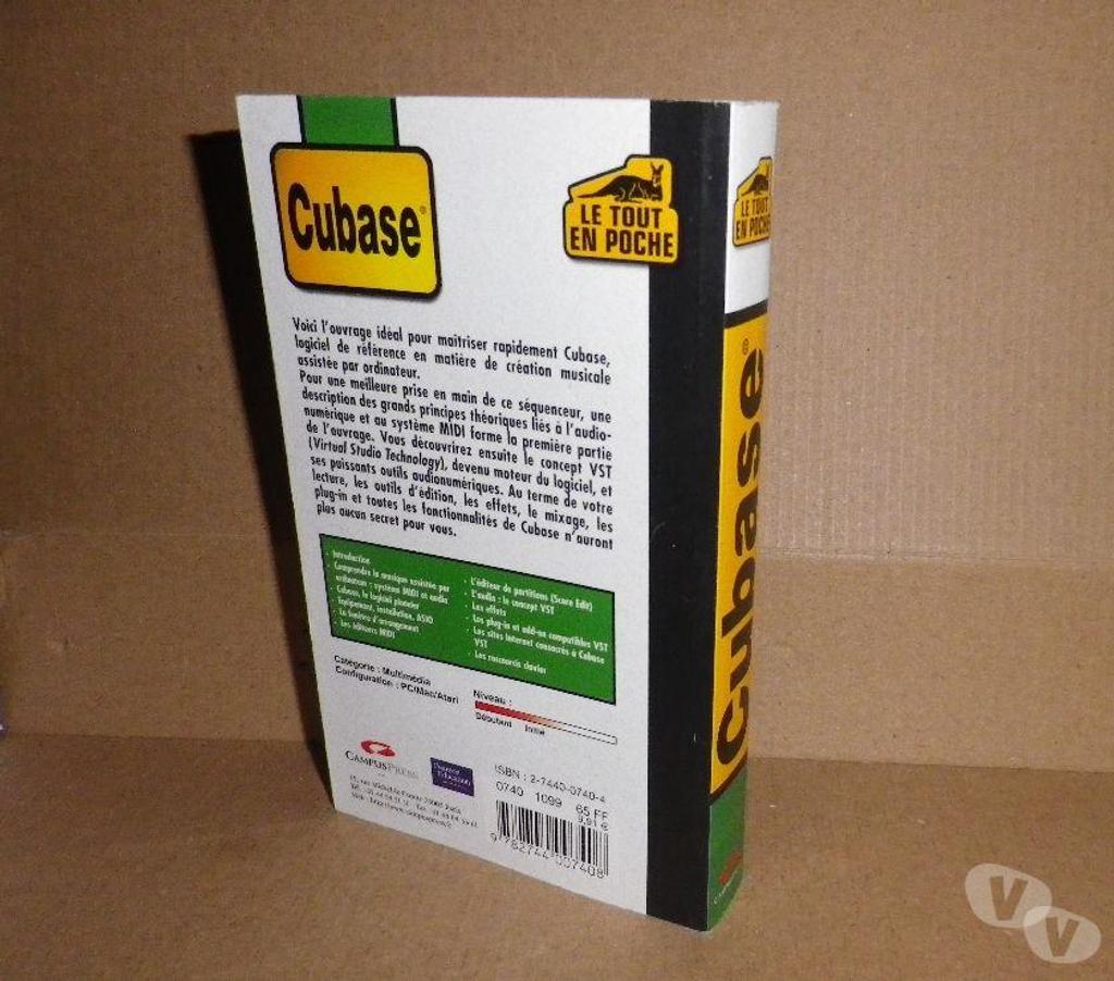 Livres occasion Yvelines Bois d'Arcy - 78390 - Photos Vivastreet Cubase De l'initiation à la maîtrise