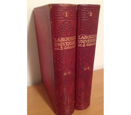 Livres Meaux Seine-et-Marne - Photos Vivastreet LAROUSSE UNIVERSEL EN 2 VOLUMES 19221923