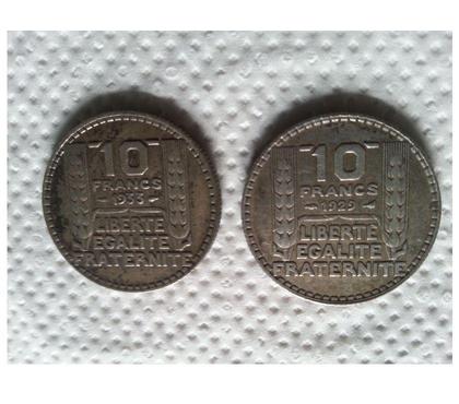 Collection Montceaux les Provins Seine-et-Marne - Photos Vivastreet 10 francs argent.