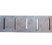  Travertin Classique Grille Rainure 19x50 cm REF:1166