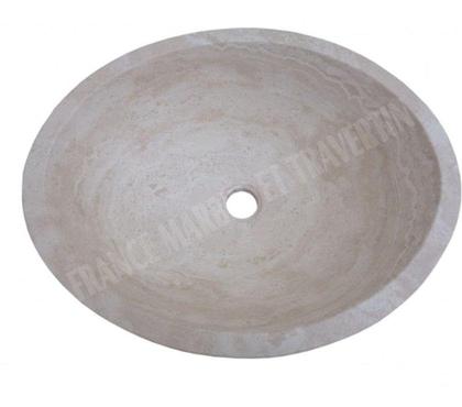 Bricolage - Jardin - Outillage Forcalqueiret Var - Photos Vivastreet Travertin Classique Beige Vasque Ovale 40x50 cm REF 1542