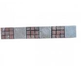 Travertin Noce & Rouge Frise 30,5x5 cm REF 1894