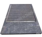 Marbre Noir Bac A Douche 140x110 cm REF 1749