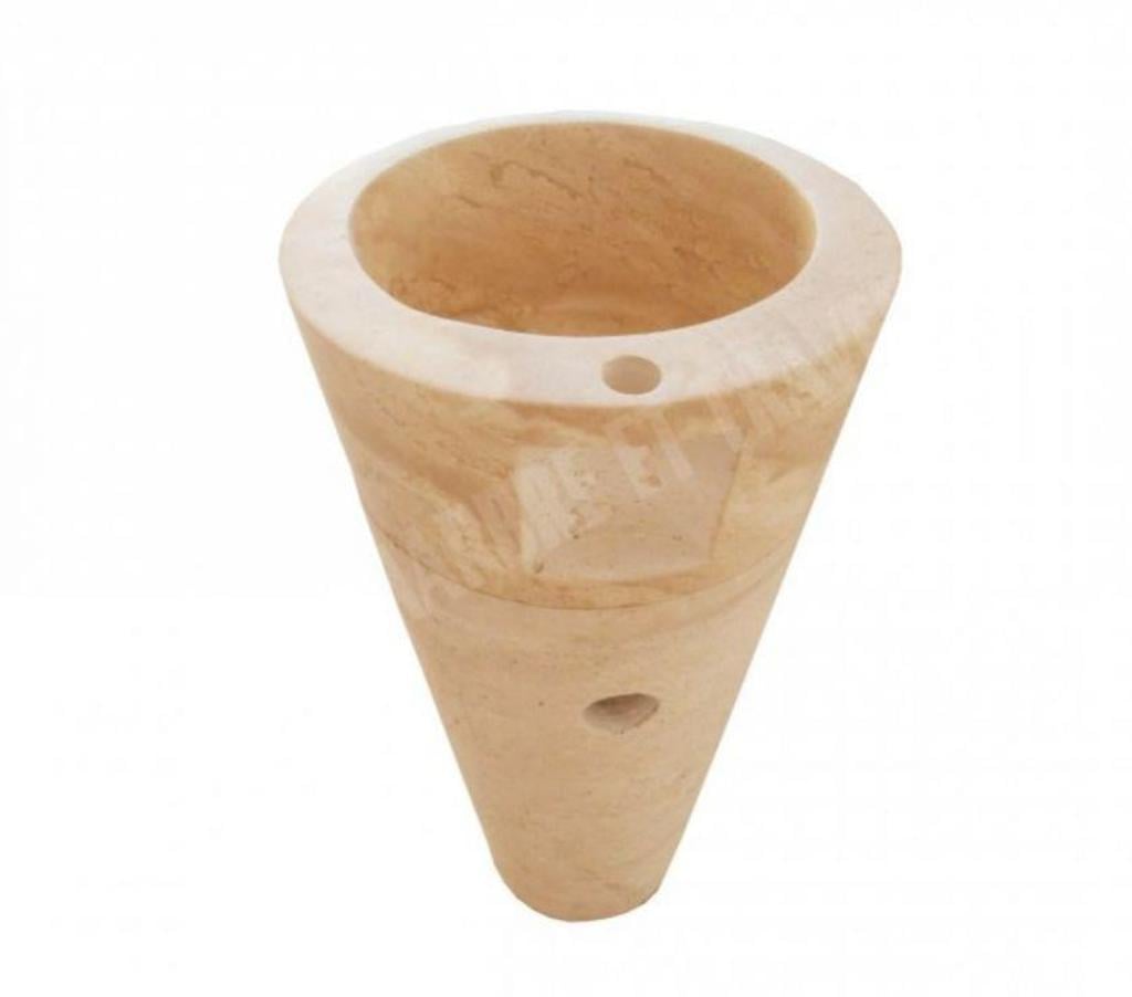  Var Forcalqueiret - 83136 - Photos Vivastreet Travertin Classique Beige Piédestal Vasque REF 1348