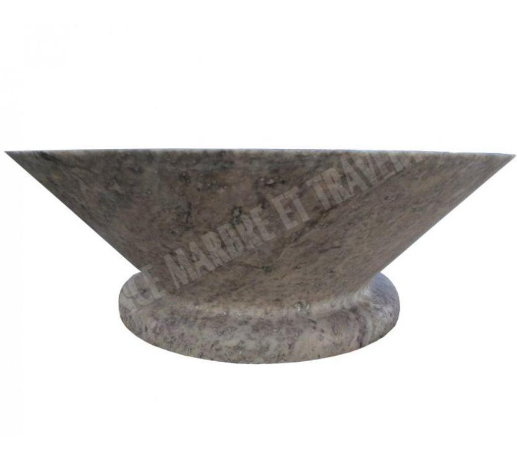  Var Forcalqueiret - 83136 - Photos Vivastreet Travertin Gris Silver Vasque Modèle Assiette REF 1177