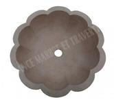 Travertin Classique Beige Vasque Marguerite REF 1409