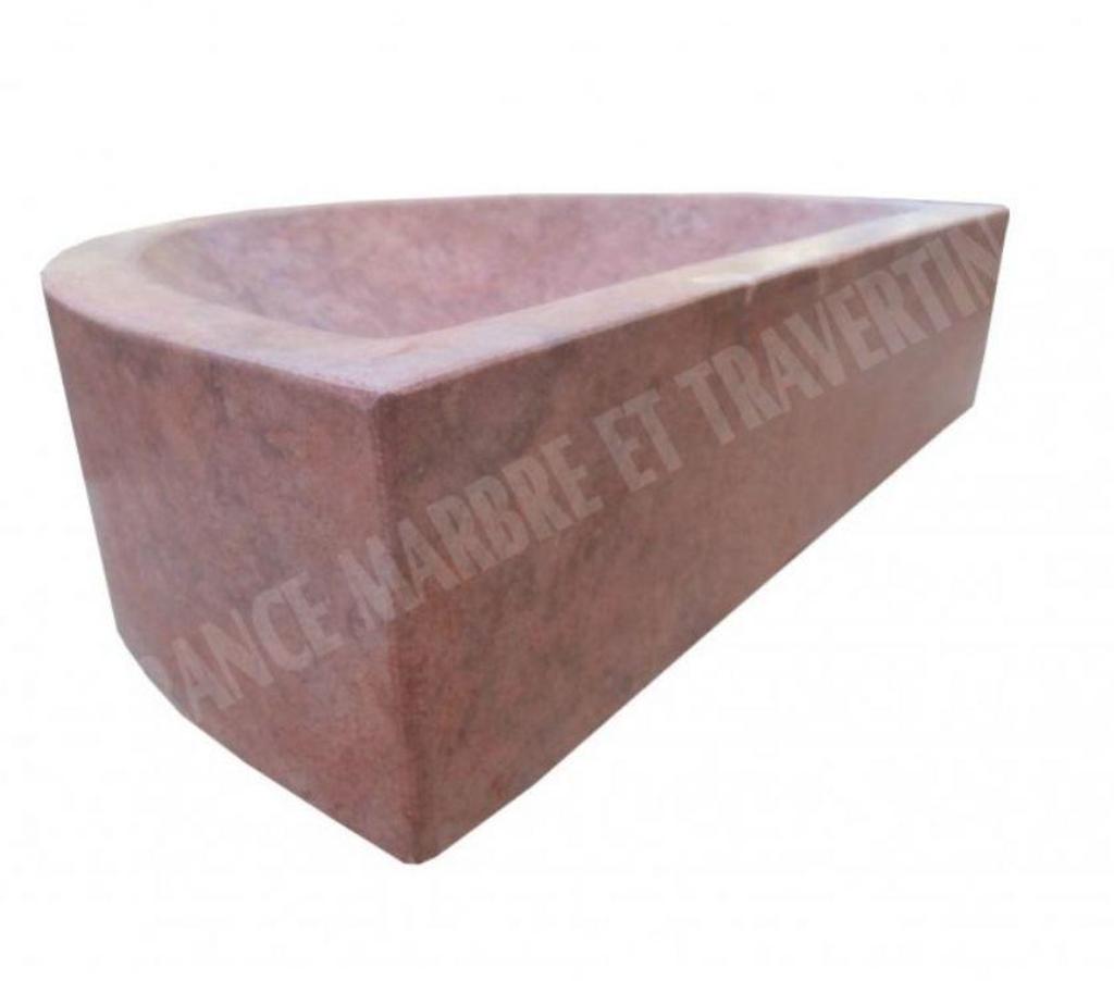  Var Forcalqueiret - 83136 - Photos Vivastreet Travertin Rose Rouge Vasque Lave Main Mi-Lune REF 1721