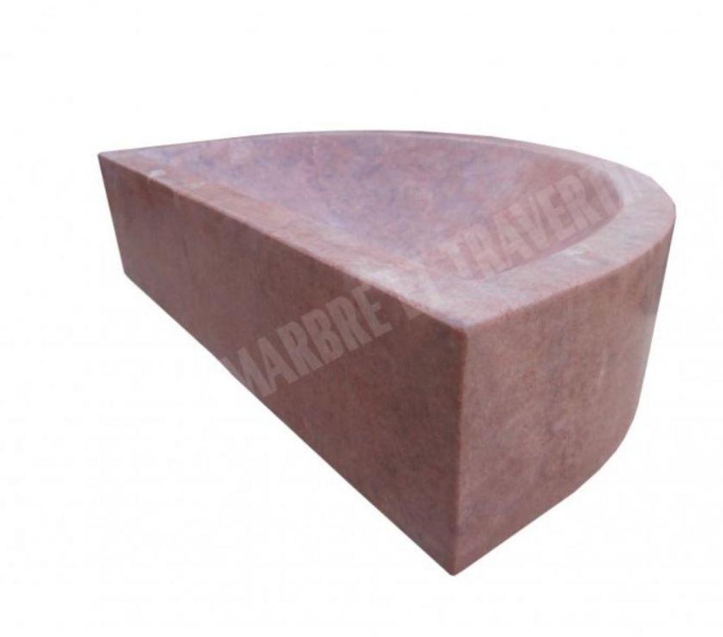  Var Forcalqueiret - 83136 - Photos Vivastreet Travertin Rose Rouge Vasque Lave Main Mi-Lune REF 1721