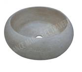 Travertin Classique Beige Vasque Petit Lentille REF 2695