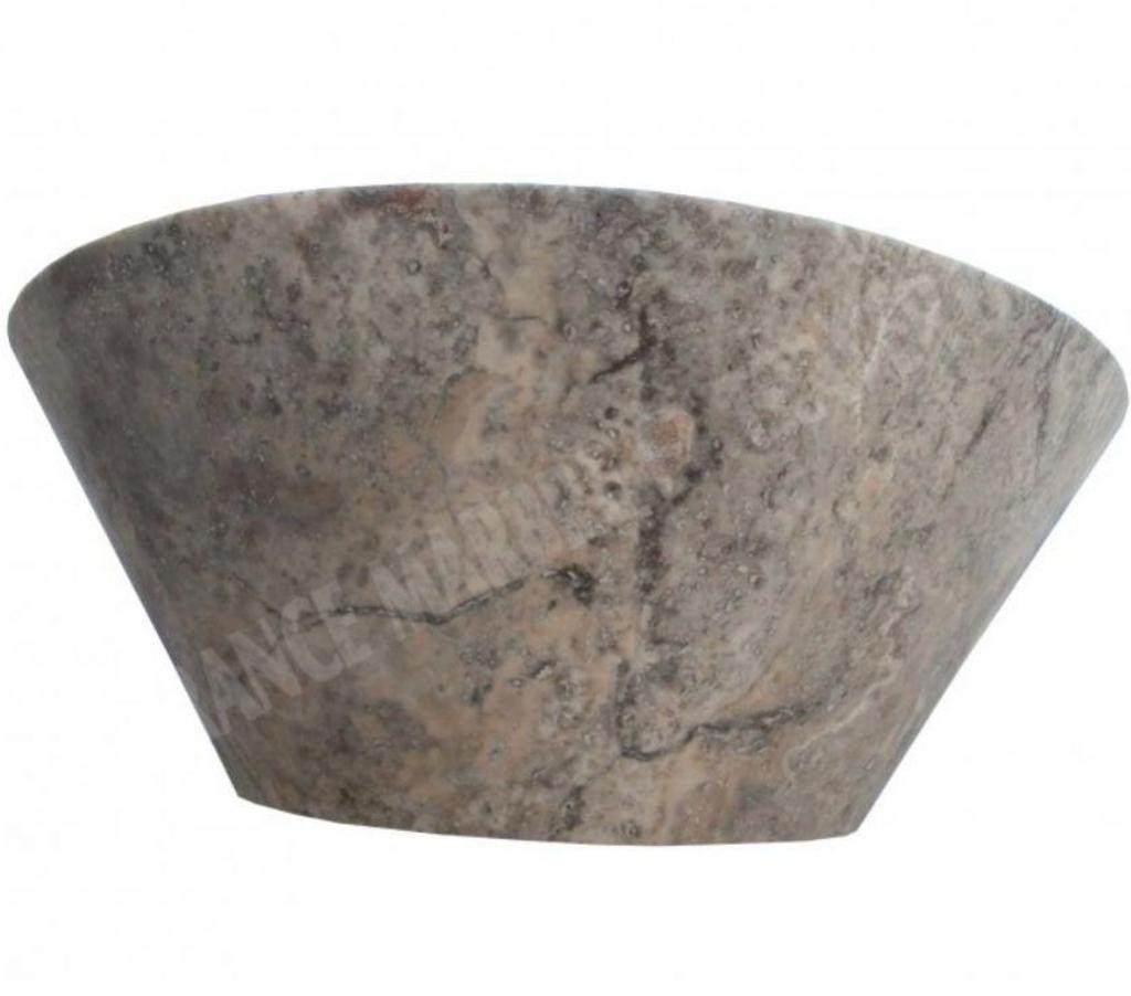  Var Forcalqueiret - 83136 - Photos Vivastreet Travertin Gris Silver Vasque Modèle Conique REF 1178