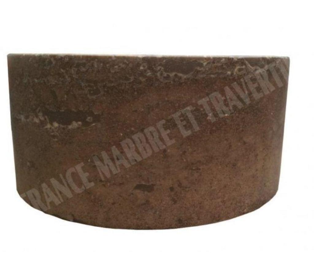 Var Forcalqueiret - 83136 - Photos Vivastreet Travertin Noce Marron Vasque Modèle Petit Cylindre REF 1449