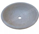 Travertin Classique Beige Vasque Modèle Bol Rond REF 1648