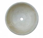 Travertin Classique Beige Vasque Bol Eclaté REF 193