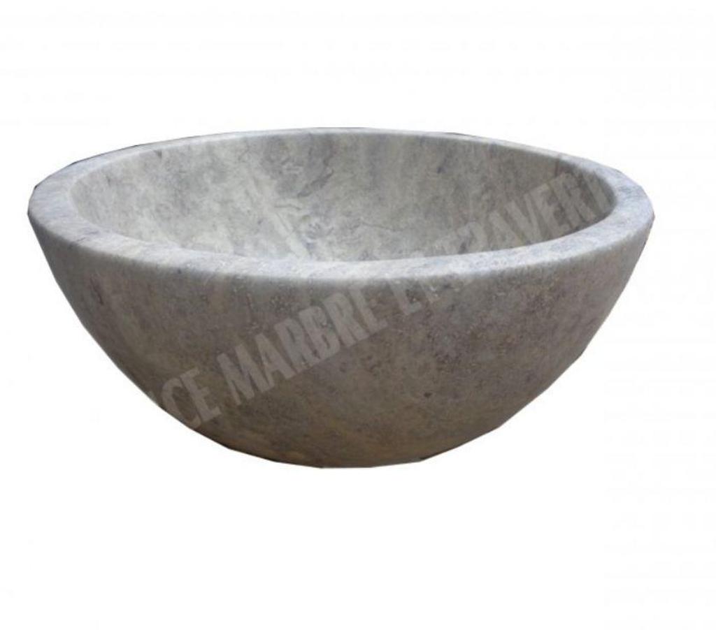  Var Forcalqueiret - 83136 - Photos Vivastreet Travertin Gris Silver Vasque Modèle Petit Bol REF 3049