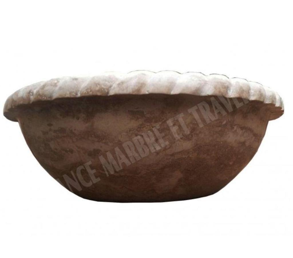  Var Forcalqueiret - 83136 - Photos Vivastreet Travertin Walnut Noisette Vasque Encastré Corde REF 1454