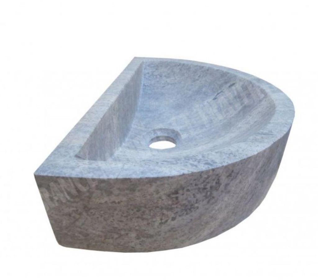  Var Forcalqueiret - 83136 - Photos Vivastreet Travertin Gris Silver Vasque Lave Main Mi-Lune REF 1711