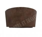 Travertin Noce Marron Vasque Modèle Mi-Conique REF 1309