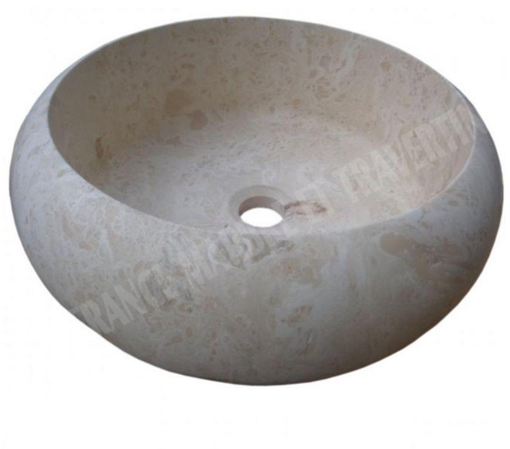 Var Forcalqueiret - 83136 - Photos Vivastreet Travertin Classique Beige Vasque Modèle Lentille REF 2538