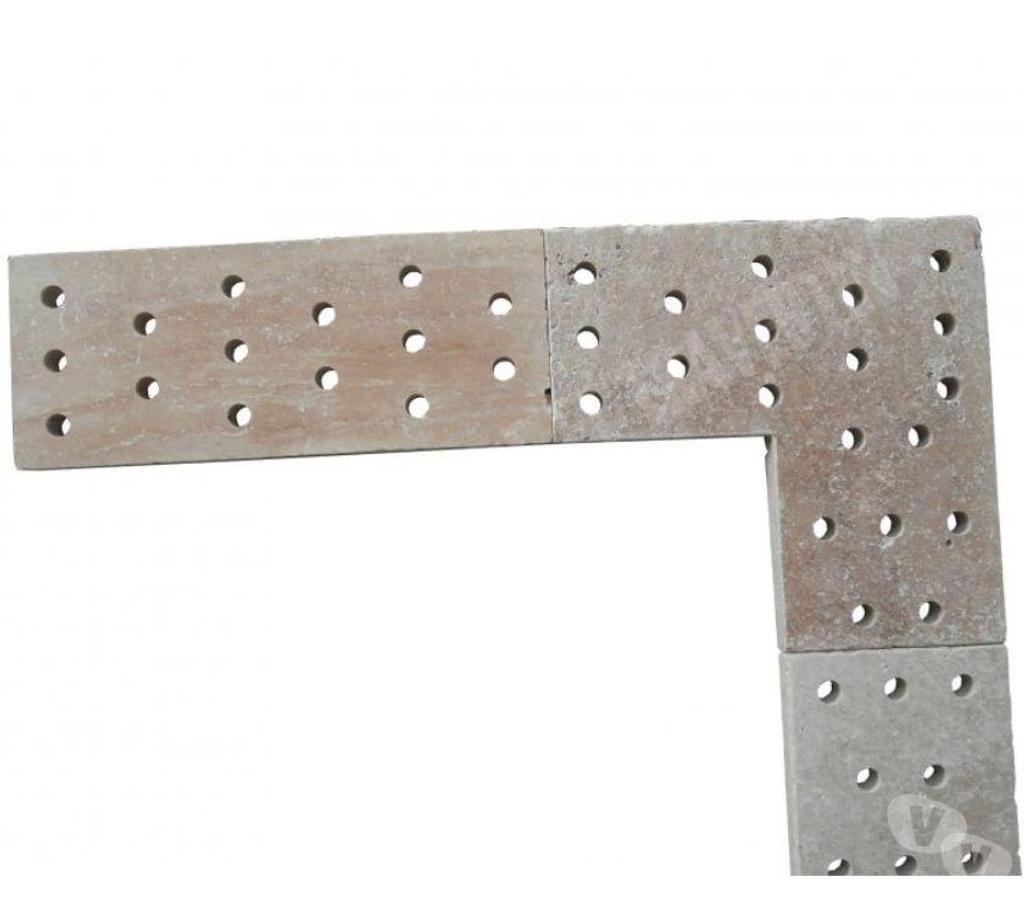  Var Forcalqueiret - 83136 - Photos Vivastreet Travertin Classique Grille Angle Perfore 50x50 cm REF 951
