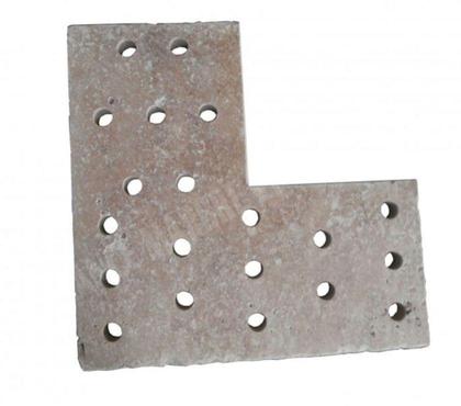 Bricolage - Jardin - Outillage Forcalqueiret Var - Photos Vivastreet Travertin Classique Grille Angle Perfore 50x50 cm REF 951