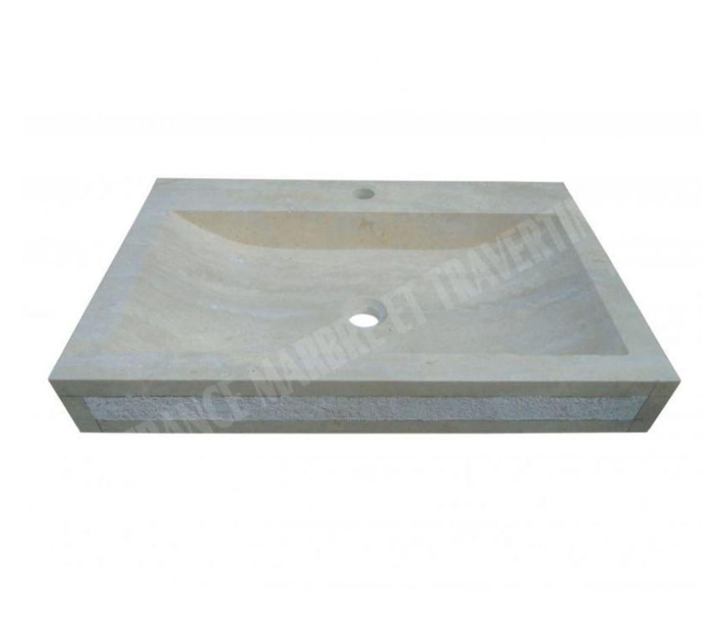  Var Forcalqueiret - 83136 - Photos Vivastreet Travertin Classique Beige Evier 70x45 cm REF 2018