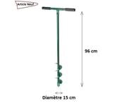 Tarière manuelle diamètre 15 cm