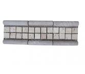Travertin Frise NoceClassique Mosaïque 30x8 cm REF 846