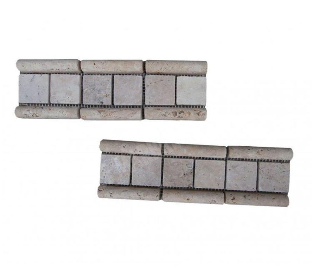  Var Forcalqueiret - 83136 - Photos Vivastreet Travertin Frise JauneClassique Mosaïque 30x8 cm REF 840