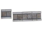 Travertin Frise ClassiqueNoce Mosaique 30x8 cm REF 742