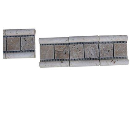 Bricolage - Jardin - Outillage Forcalqueiret Var - Photos Vivastreet Travertin Frise ClassiqueNoce Mosaique 30x8 cm REF 742