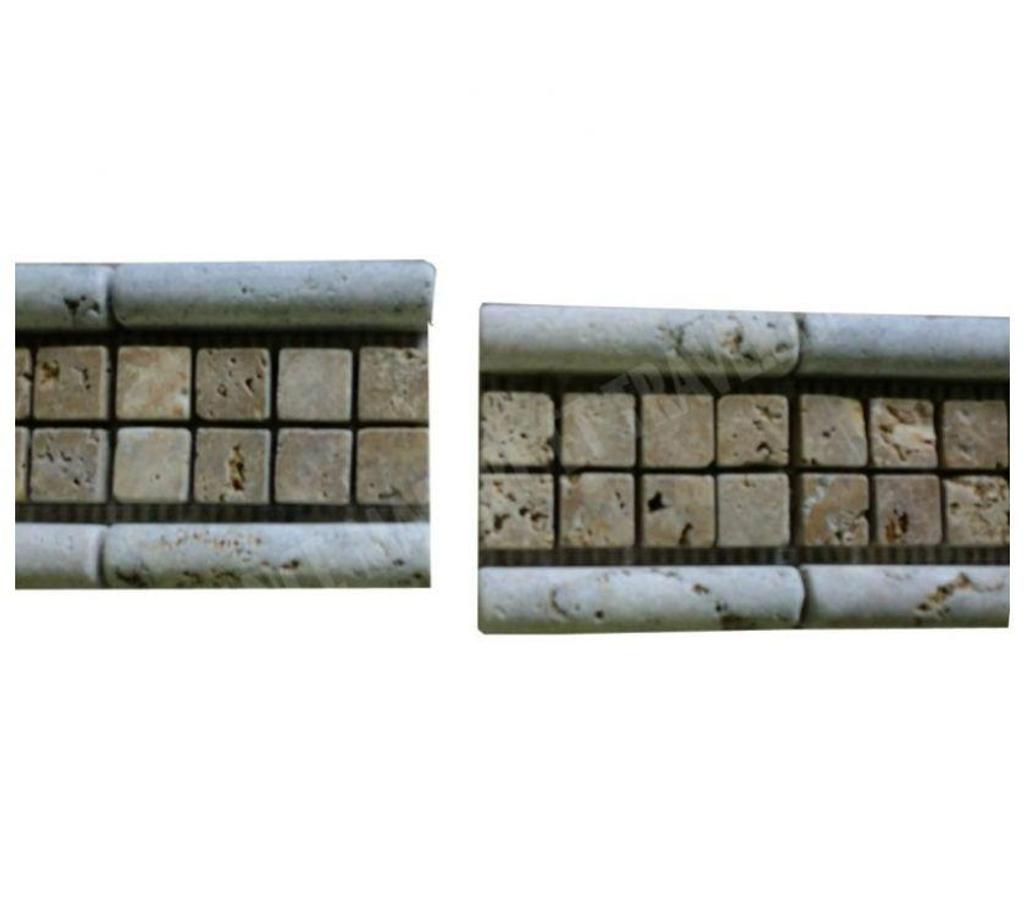  Var Forcalqueiret - 83136 - Photos Vivastreet Travertin Frise ClassiqueJaune Mosaïque 30x8 cm REF 741