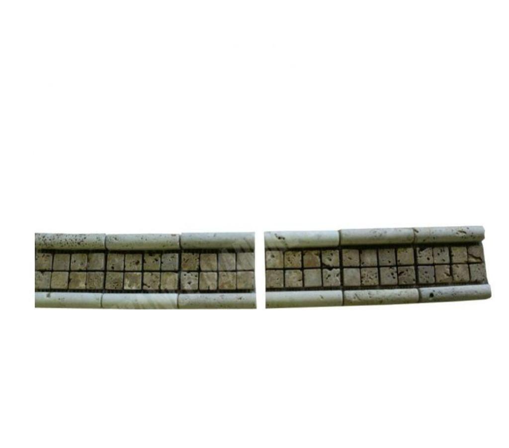 Var Forcalqueiret - 83136 - Photos Vivastreet Travertin Frise ClassiqueJaune Mosaïque 30x8 cm REF 741