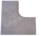 Travertin ClssBeige Margelle de Piscine A Rentrant REF 1599
