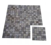 Travertin Beige - Noce Mosaïque 4,8x4,8 cm REF 860