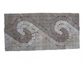 Travertin Mixte Frise Mosaïque 30x15 cm REF 1027