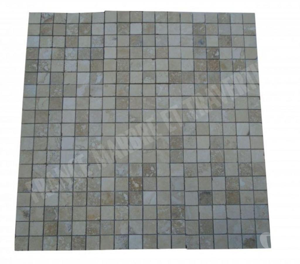 Var Forcalqueiret - 83136 - Photos Vivastreet Travertin Beige Mosaïque Rebouché 4,8x4,8 cm REF 507
