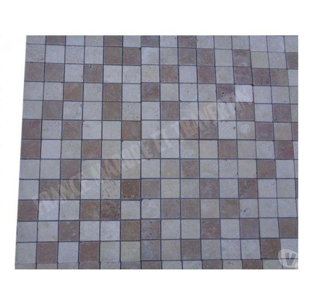 Var Forcalqueiret - 83136 - Photos Vivastreet Travertin Beige - Noce Mosaique 4,8x4,8 cm REF 2837