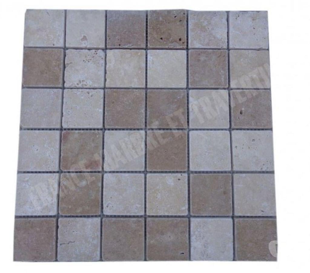 Var Forcalqueiret - 83136 - Photos Vivastreet Travertin Beige - Noce Mosaique 4,8x4,8 cm REF 2837