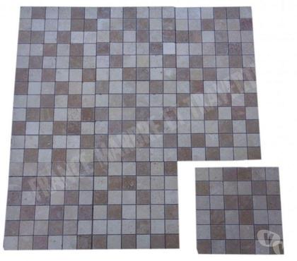 Bricolage - Jardin - Outillage Forcalqueiret Var - Photos Vivastreet Travertin Beige - Noce Mosaique 4,8x4,8 cm REF 2837