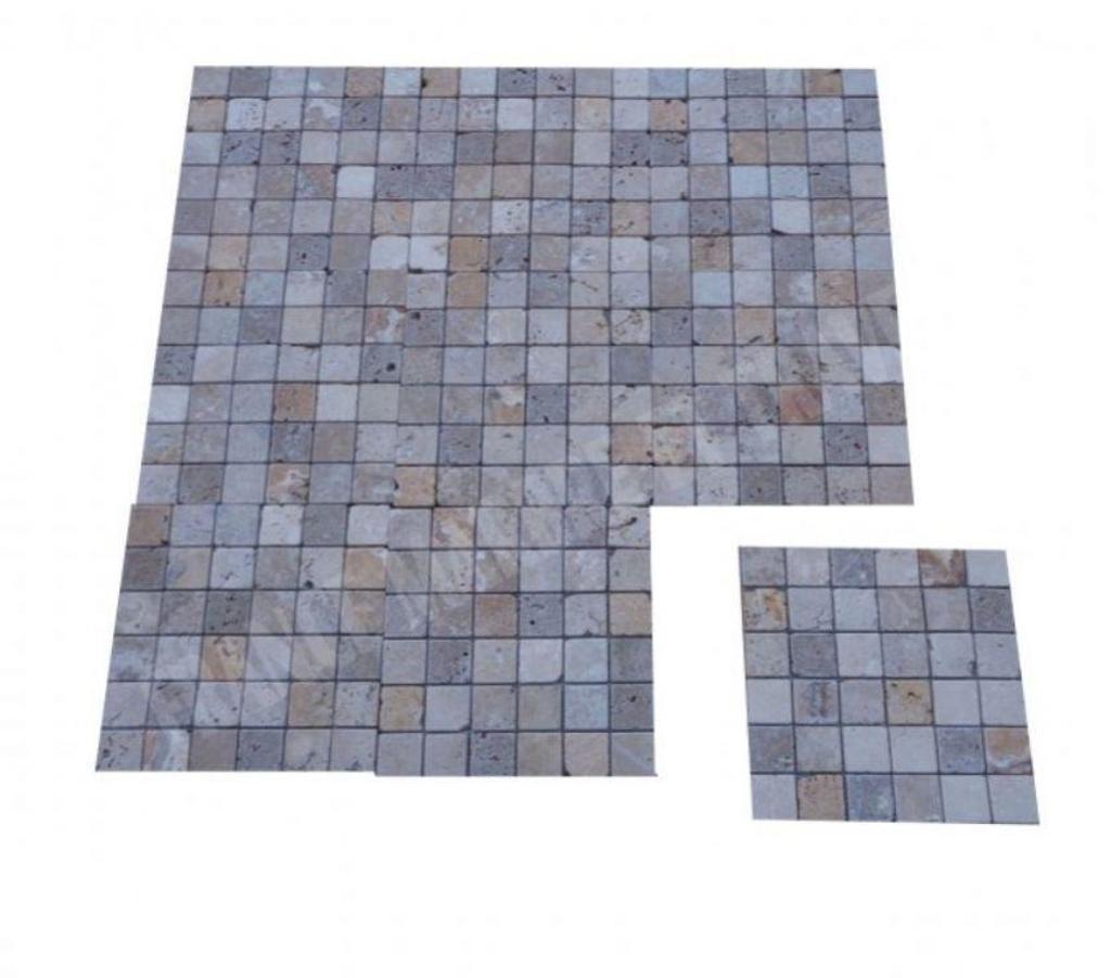 Var Forcalqueiret - 83136 - Photos Vivastreet Travertin Couleur Mixte Mosaïque 4,8x4,8 cm REF 034