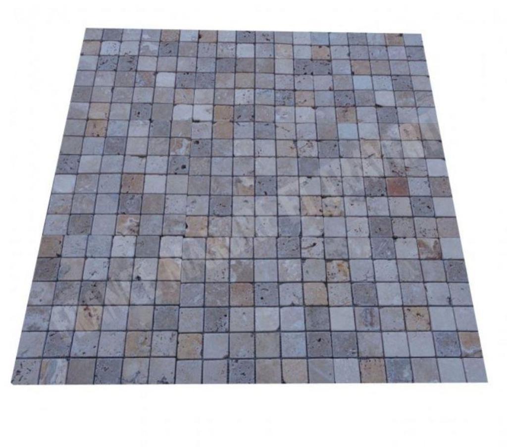 Var Forcalqueiret - 83136 - Photos Vivastreet Travertin Couleur Mixte Mosaïque 4,8x4,8 cm REF 034