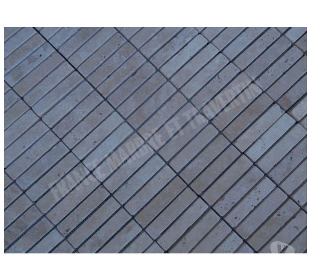 Var Forcalqueiret - 83136 - Photos Vivastreet Travertin Classique Clair Mosaïque 2,3x10 cm REF 1410