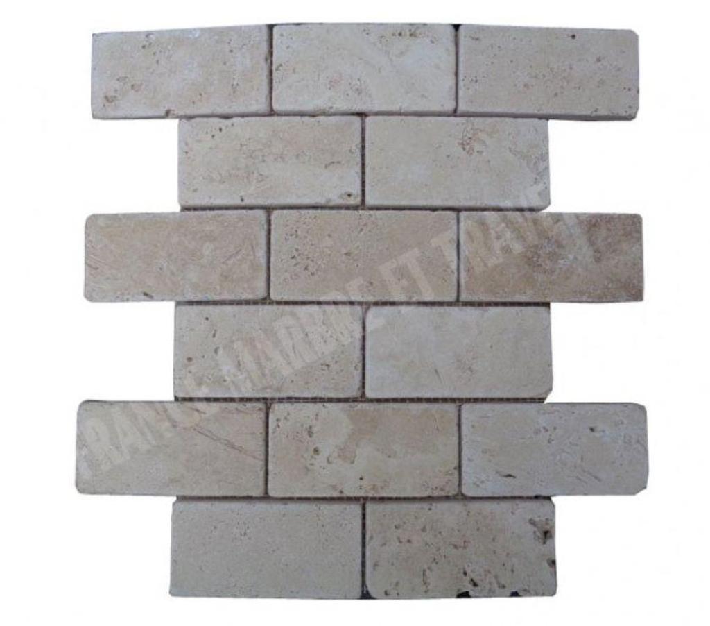 Var Forcalqueiret - 83136 - Photos Vivastreet Travertin Classique Beige Mosaïque 4,8x10 cm REF 1466