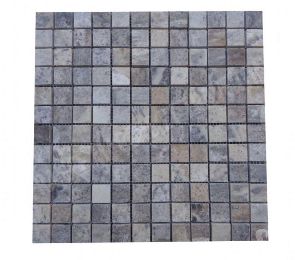 Var Forcalqueiret - 83136 - Photos Vivastreet Travertin Gris Silver Mosaïque 2,3x2,3 cm REF 1779