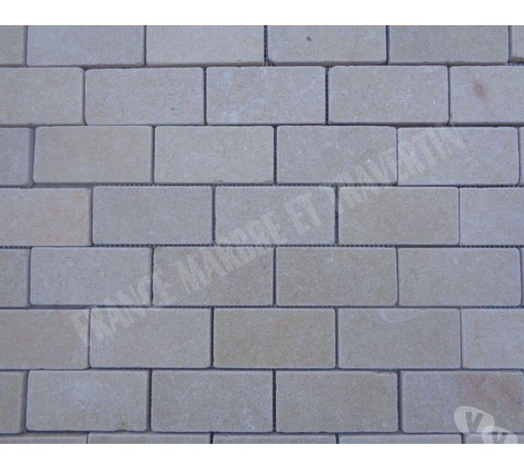  Var Forcalqueiret - 83136 - Photos Vivastreet Marbre Salem Beige Mosaique 4,8x10 cm REF 2799