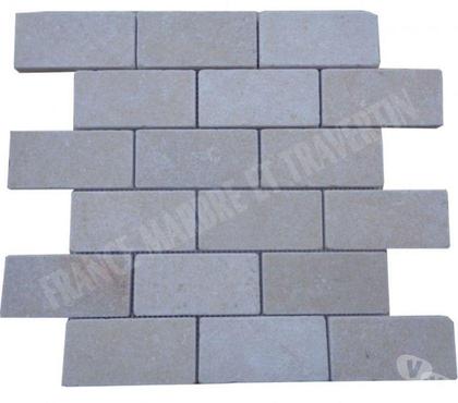 Bricolage - Jardinage Forcalqueiret Var - Photos Vivastreet Marbre Salem Beige Mosaique 4,8x10 cm REF 2799