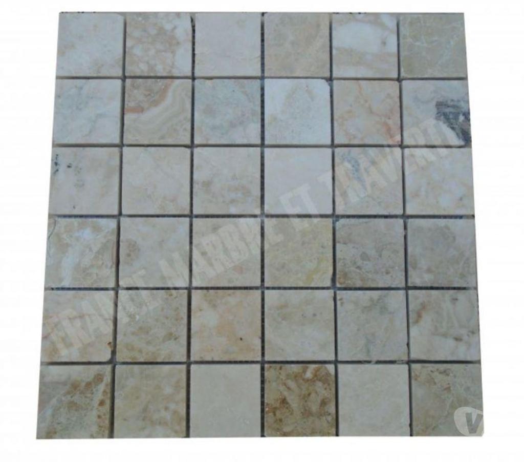Var Forcalqueiret - 83136 - Photos Vivastreet Marbre Beige Cappuccino Mosaïque 4,8x4,8 cm REF 1494